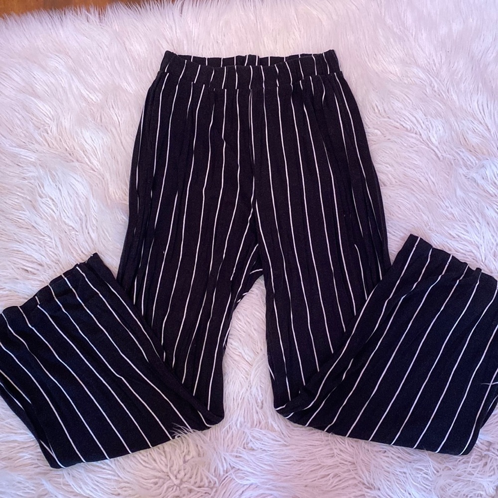 H&M flowy striped pants